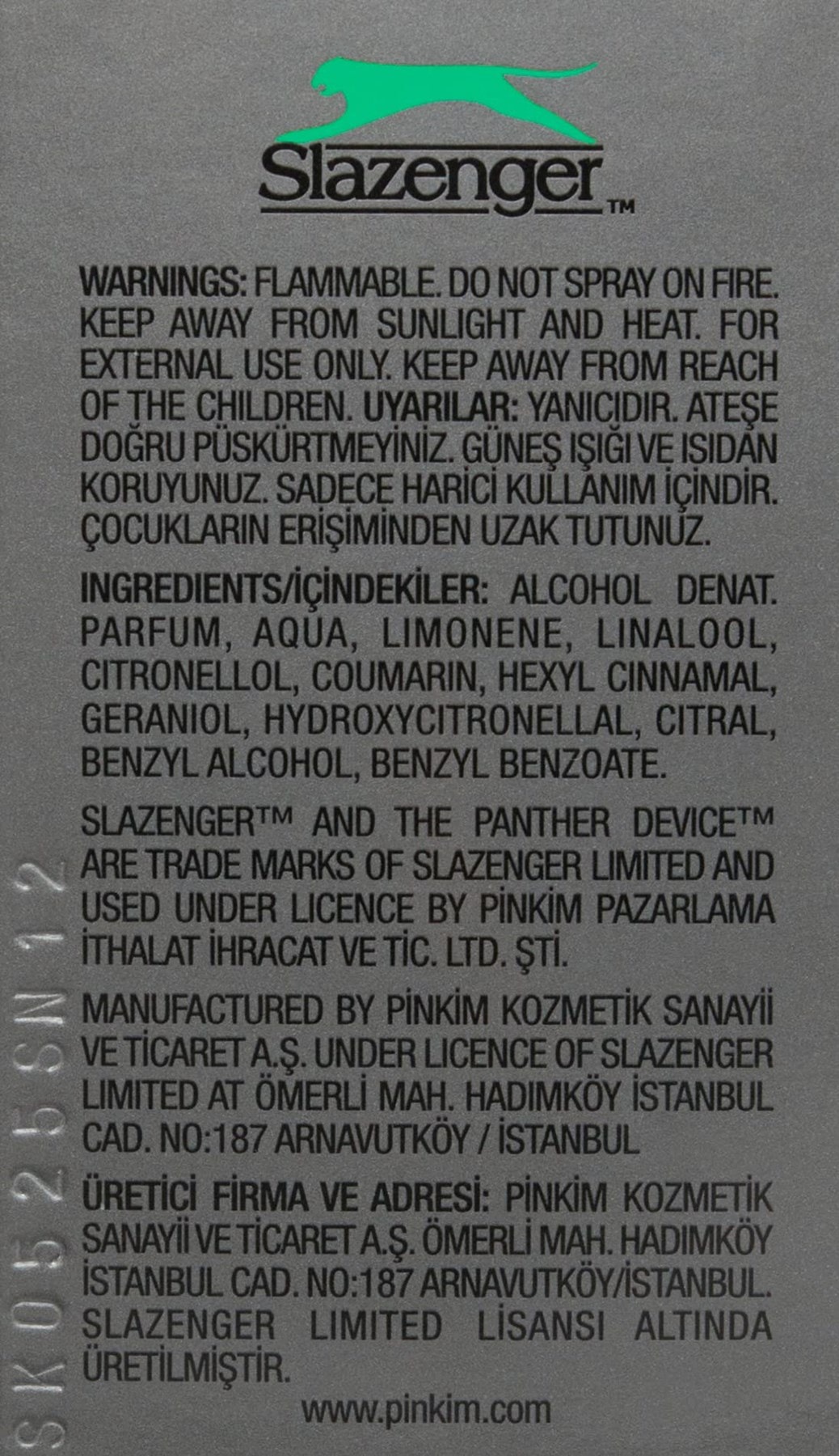 Slazenger Activesport Yeşil Eau De Toilette (125 ml)