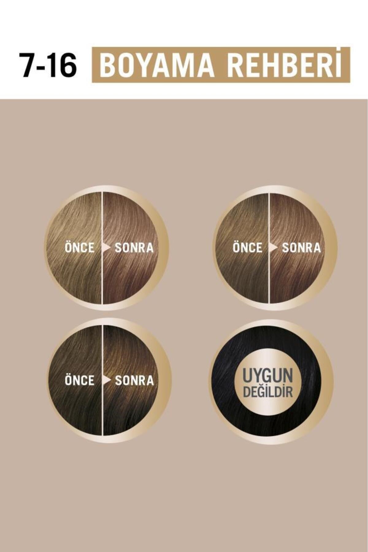 Schwarzkopf Creme Supreme Saç Boyası Full Kit 7-16 Küllü Soğuk Kumral