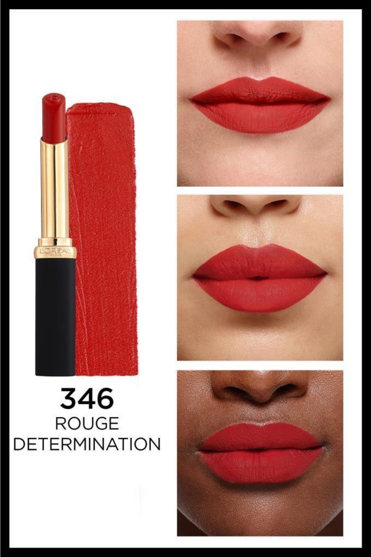 L'Oreal Paris Color Riche Intense Volume Matte Ruj - 346 Rouge Determination