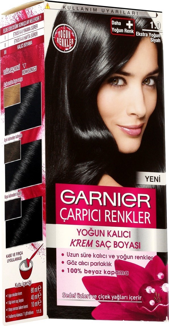 Garnier Çarpıcı Renkler 1.0 Ekstra Yoğun Siyah