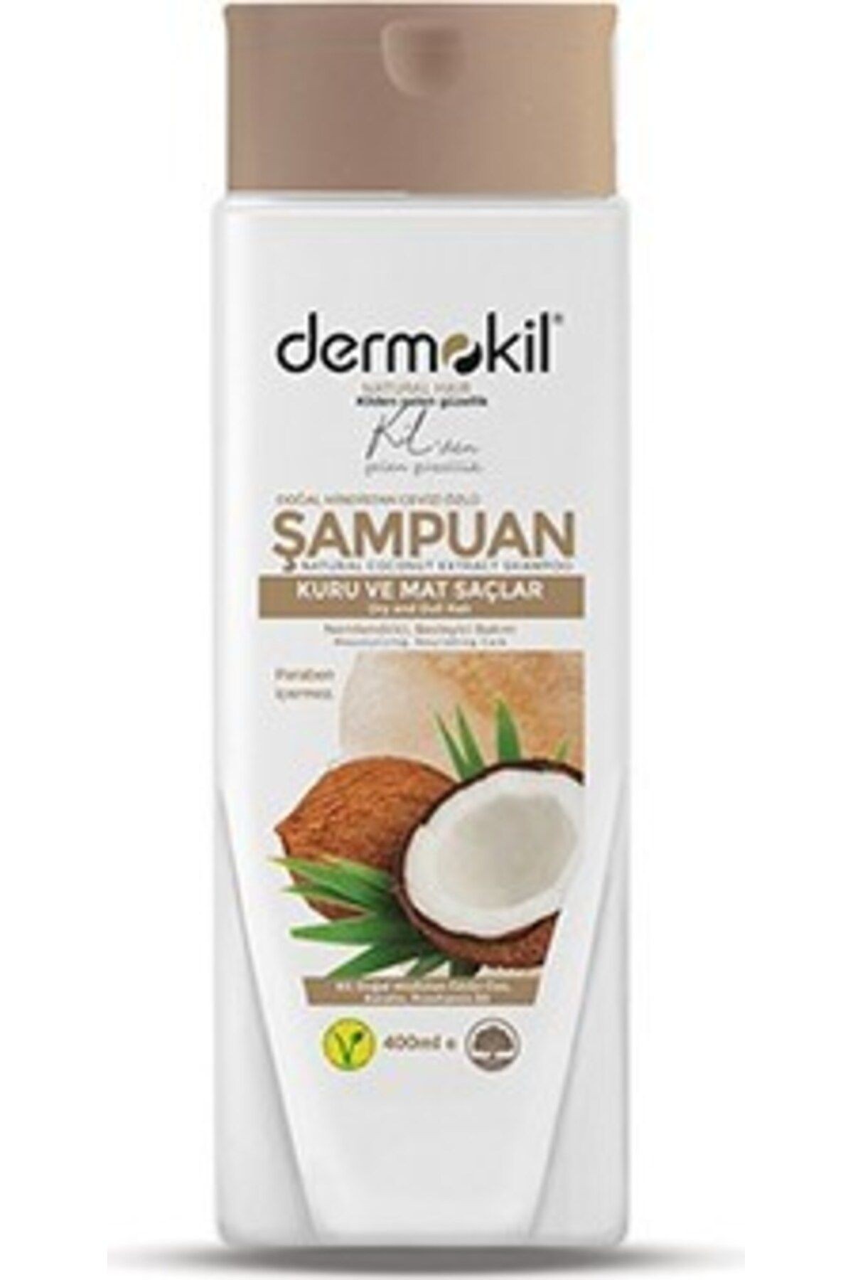 Vegan Hindistan Cevizi Özlü Şampuan 400 ml 6'lı Set