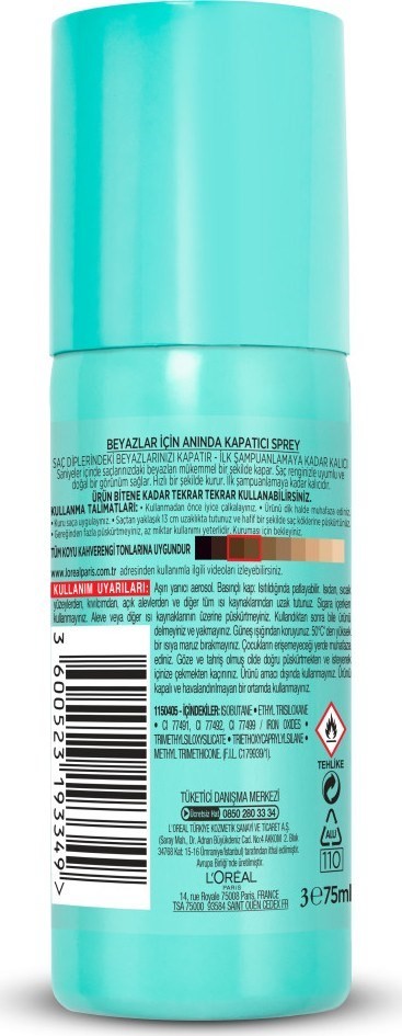 L'Oréal Paris Magic Retouch Beyaz Dipleri Kapatıcı Sprey - Koyu Kahverengi