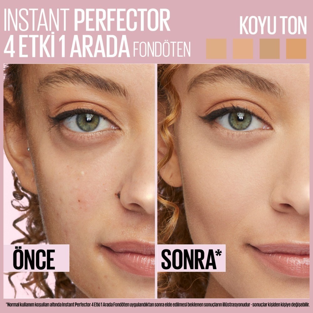 Maybelline New York Instant Perfector 4 ETKİ 1 ARADA Fondöten- Light Medium (Koyu Ton)