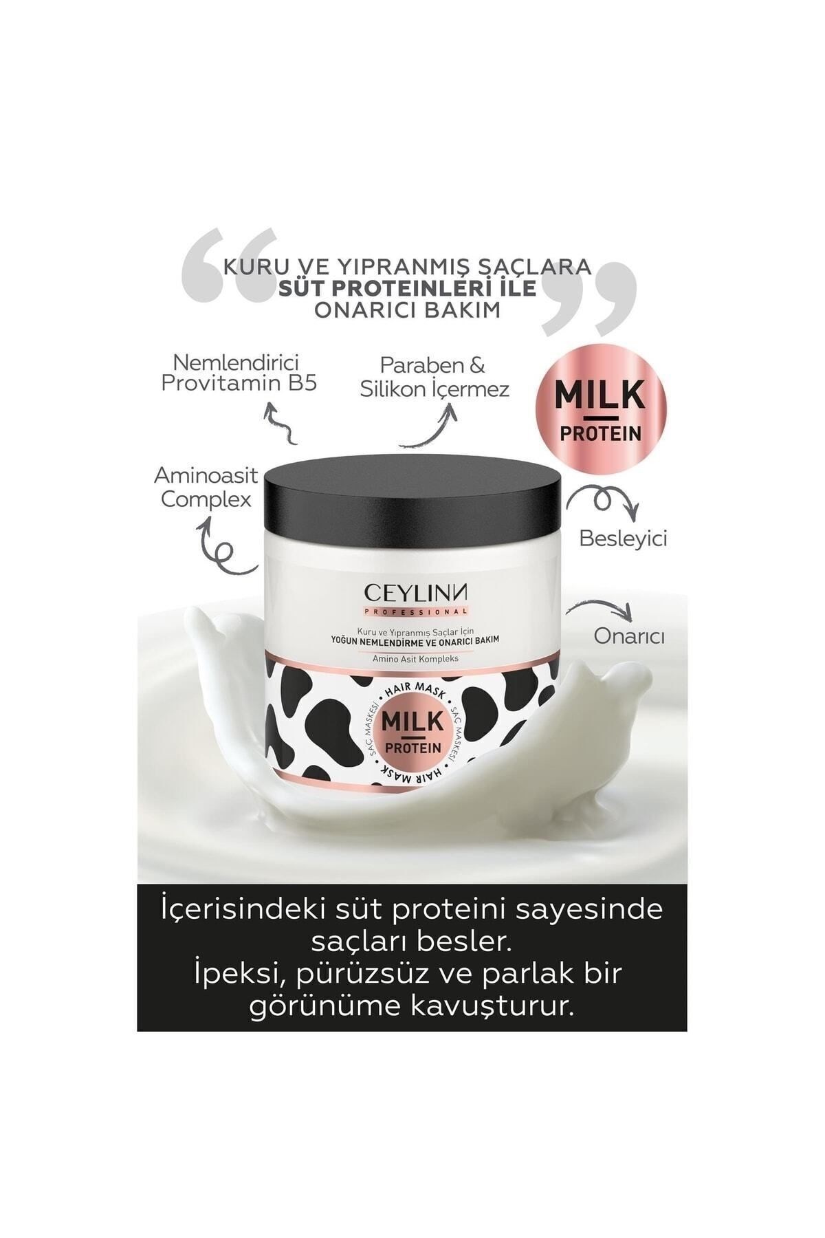 Ceylinn Milk Protein Saç Maskesi 500 Ml. X 2 Adet