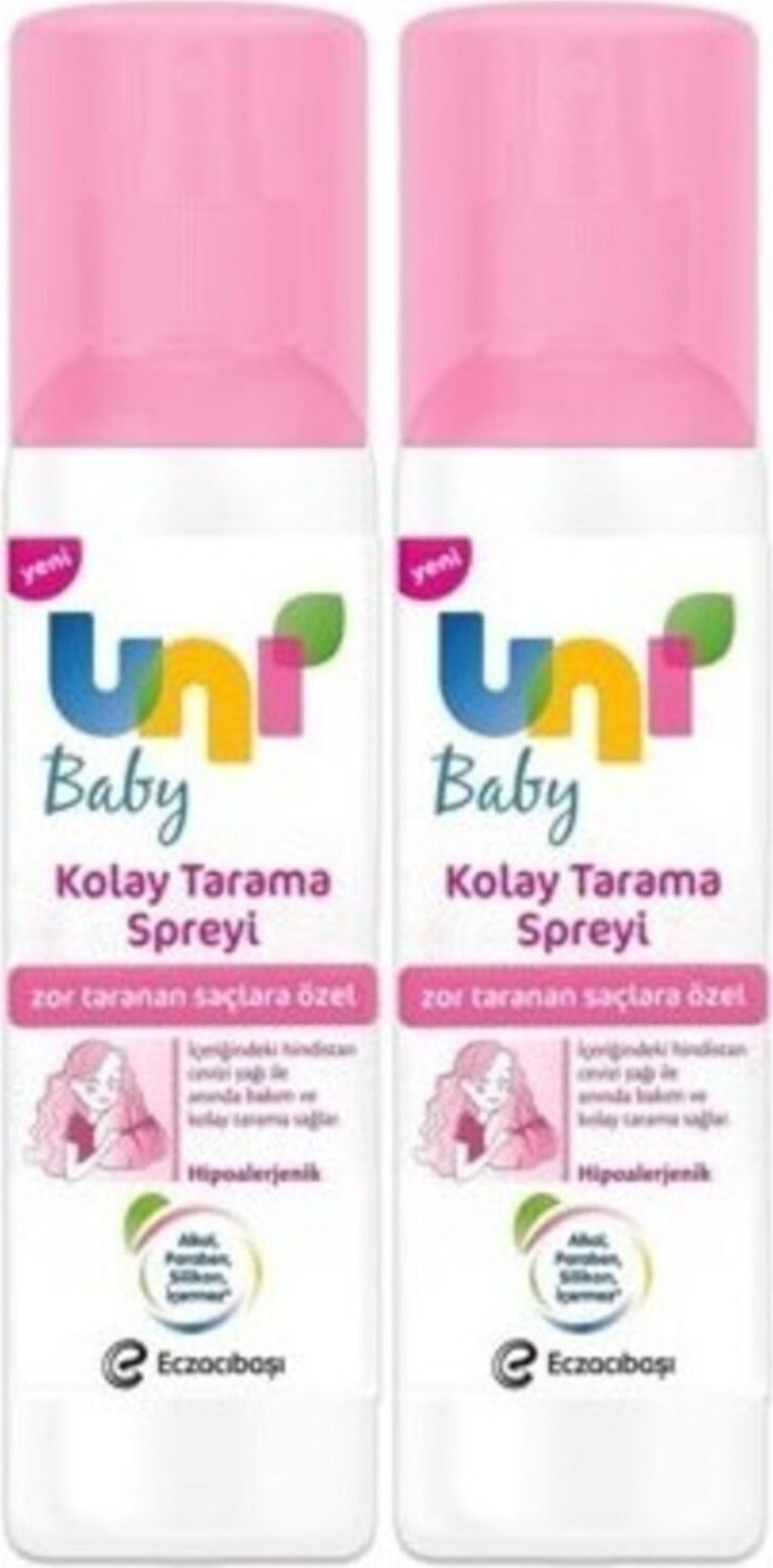 Uni Baby Kolay Tarama Spreyi 200 ml x 2 Adet