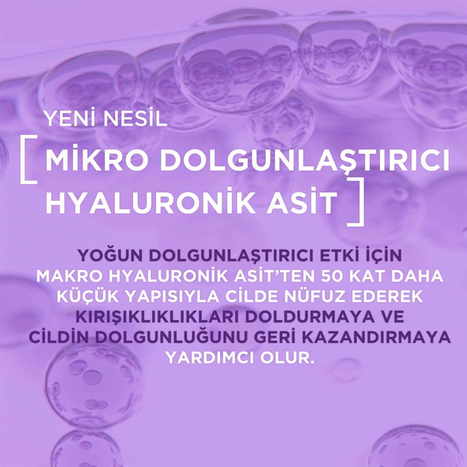 L'Oréal Paris Revitalift Filler Yoğun Dolgunlaştırıcı Yaşlanma Karşıtı Gündüz Kremi 50Ml - Hyaluroni