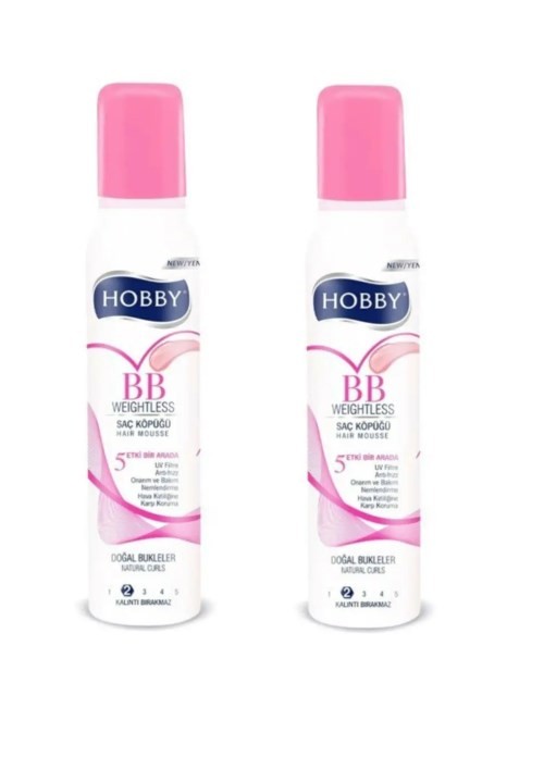 Hobby BB Onarıcı Etkili Saç Köpüğü 2 x 150 ML