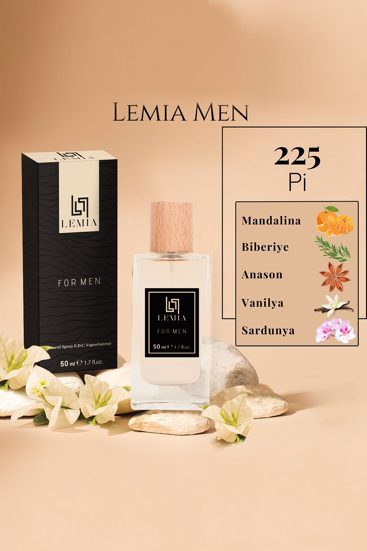 225 Pie Erkek Edc 50ml