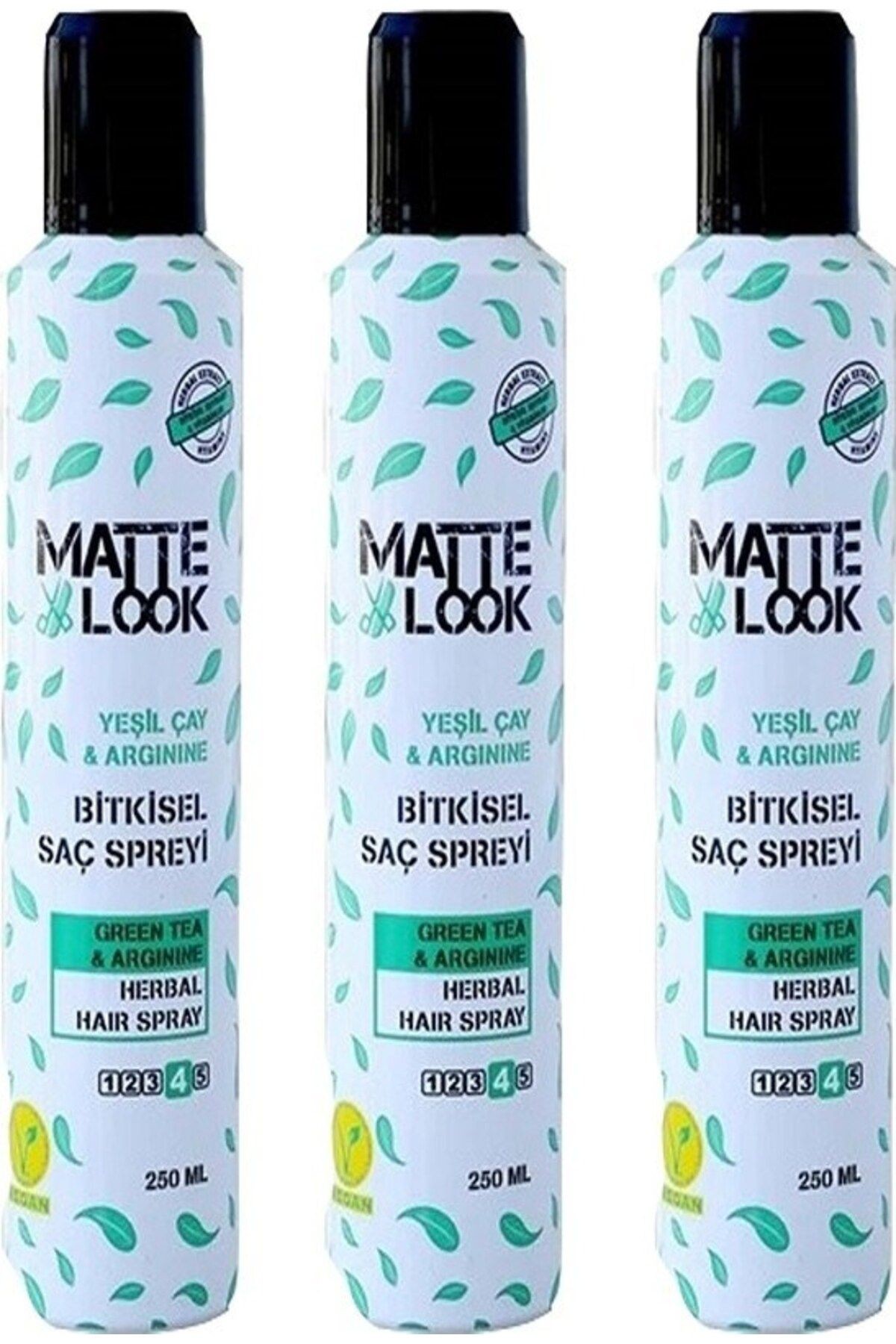 Mattelook Saç Spreyi Vegan Bitkisel 250ml X3 Adet