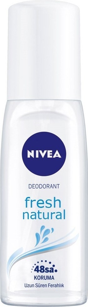 NIVEA Kadın Pump Sprey Deodorant Fresh Natural 75ml, Ter ve Ter Kokusuna Karşı 48 Saat Deodorant Kor