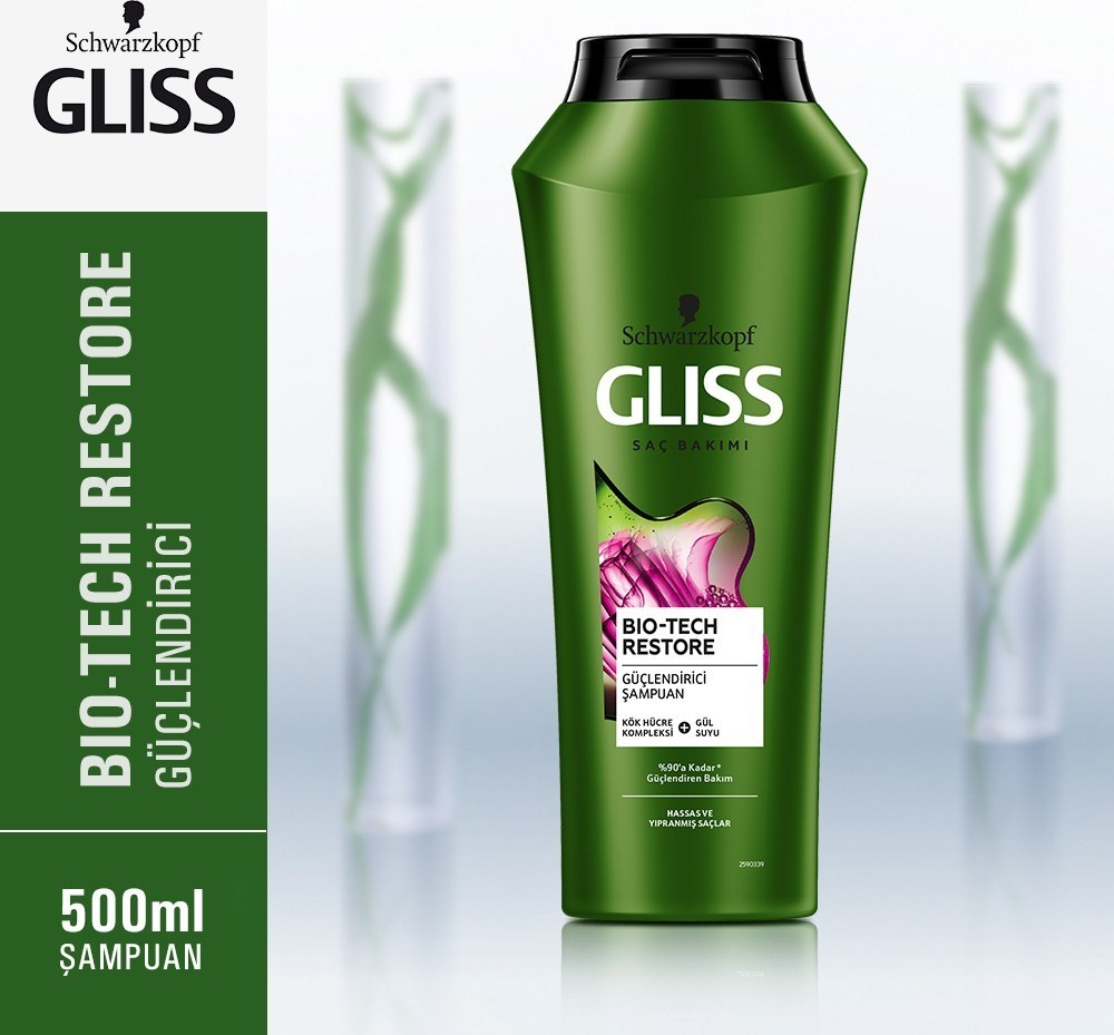 Gliss Bio-Tech Güçlendirici Şampuan 500 Ml X 4 Adet