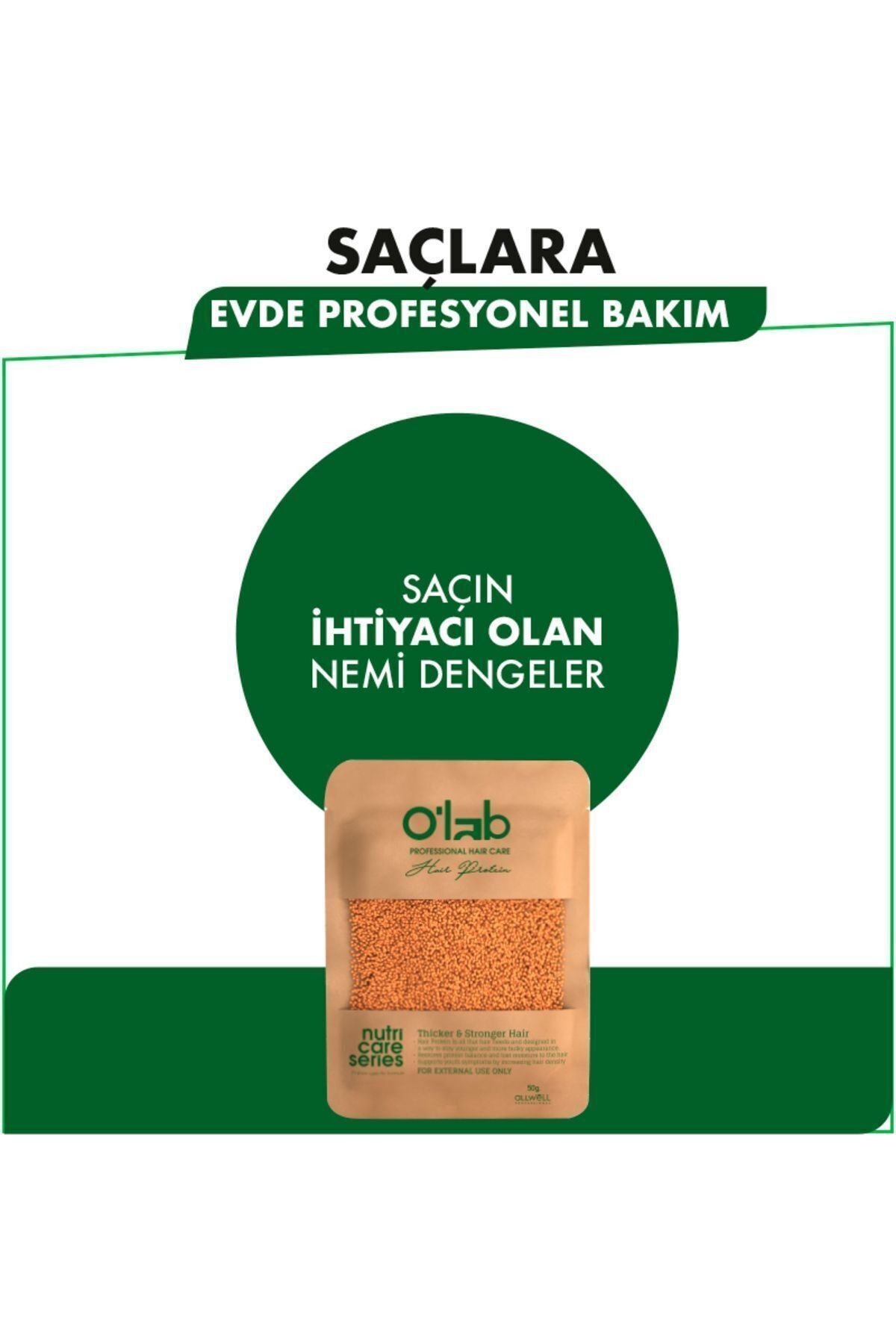 O'lab Hair Care New Protein / Saç Bakım Proteini, Saç Vitamini