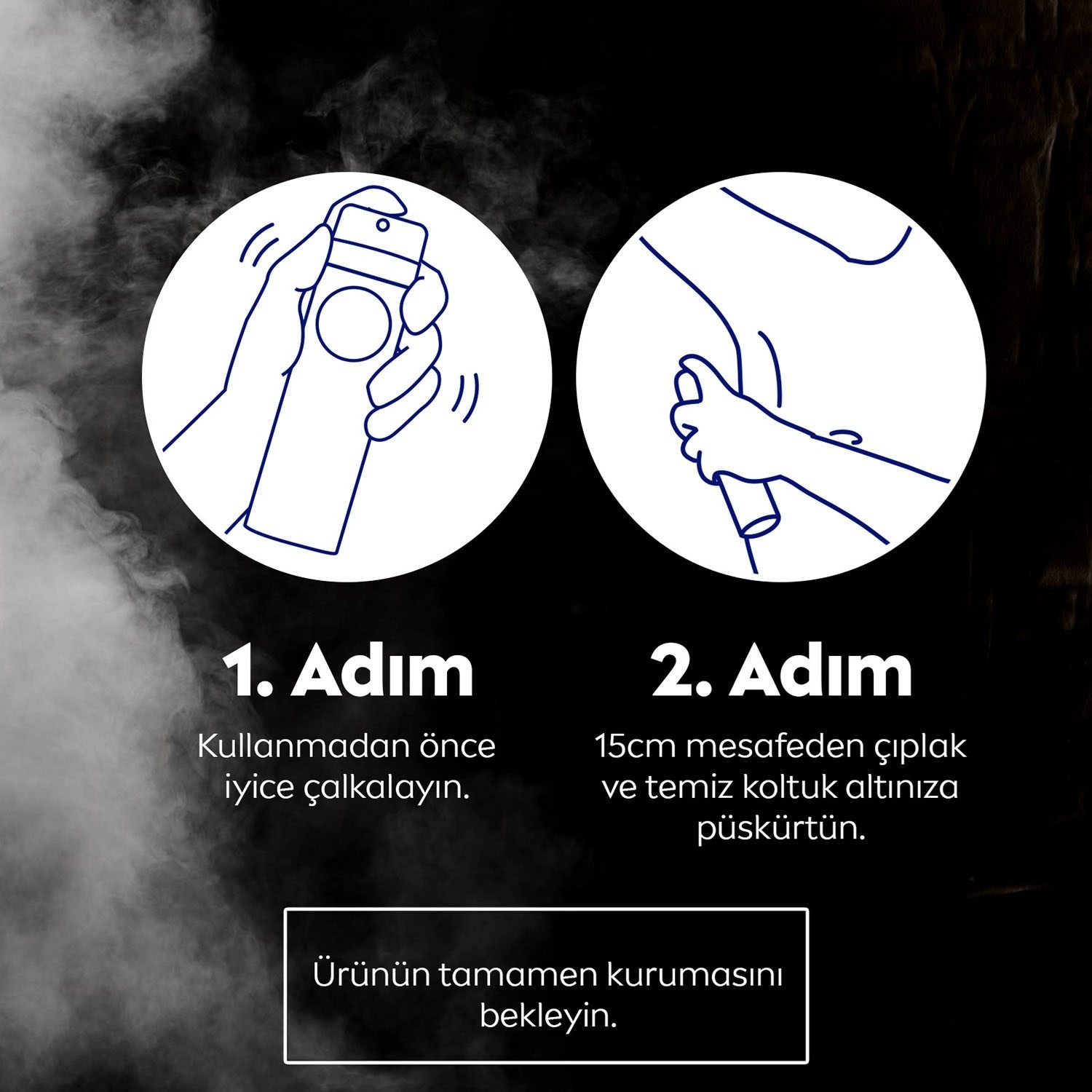 Nivea Kadın Sprey Deodorant Black&White Invisible Pure 48 Saat Anti-perspirant Koruma 150ml