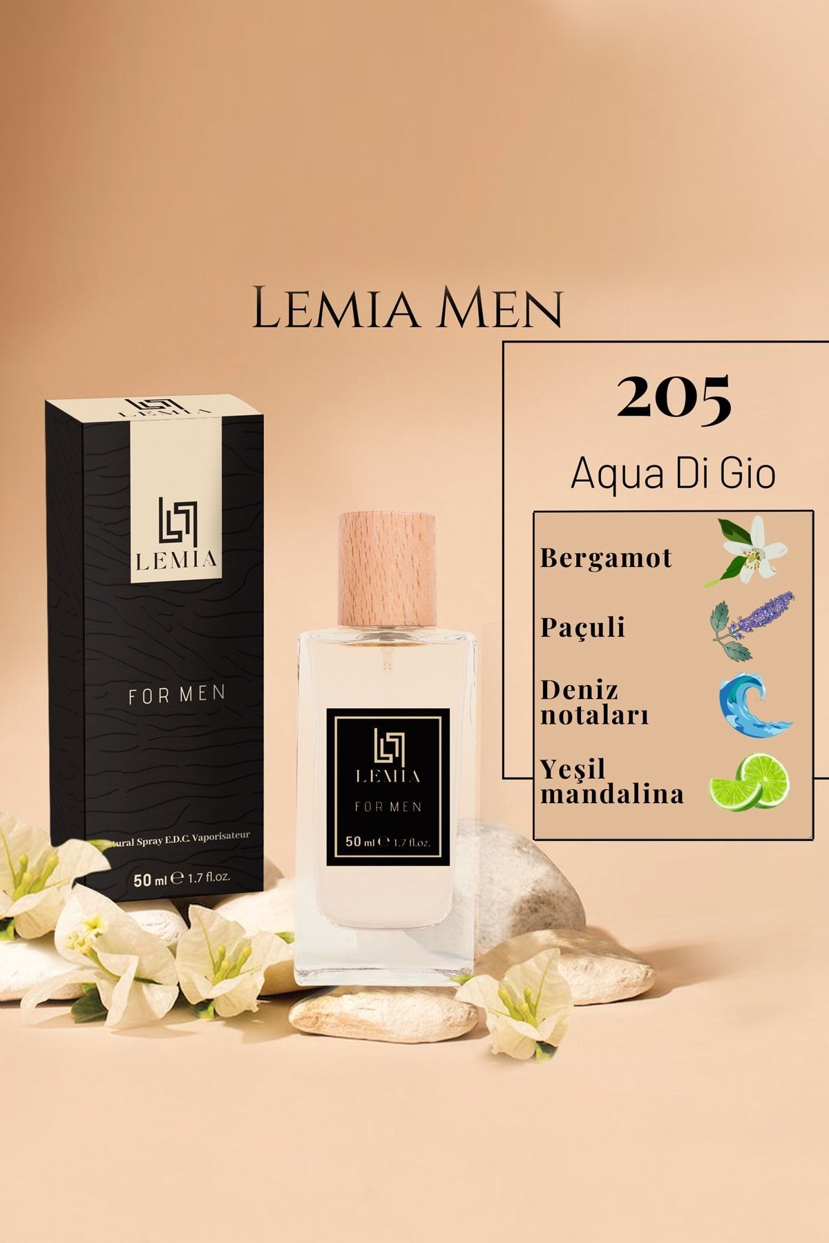 205 Aqua Gio Erkek Edc 50ml