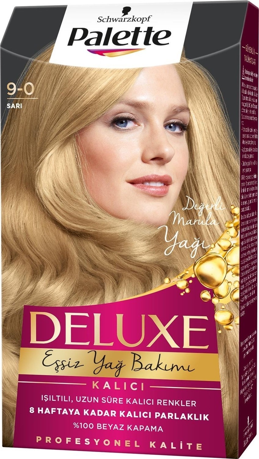 Palette Deluxe 9-0 Sarı Saç Boyası