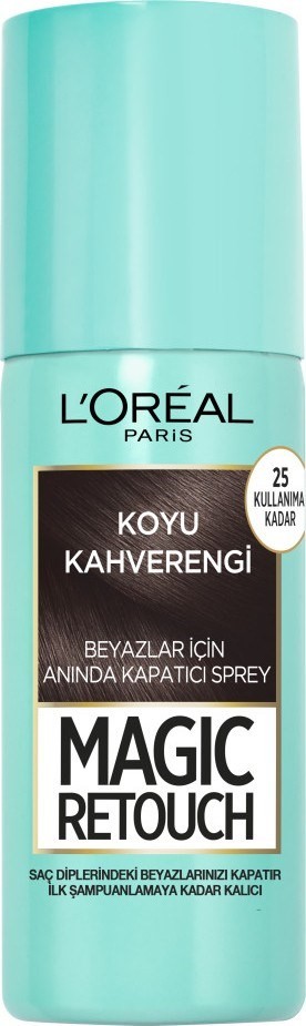 L'Oréal Paris Magic Retouch Beyaz Dipleri Kapatıcı Sprey - Koyu Kahverengi