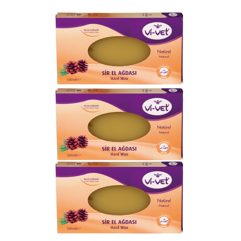 Vi-vet Sir Ağda Kalıp Naturel (sarı) 500ml 3adet
