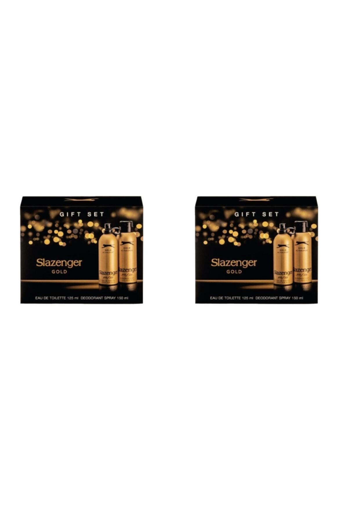 Slazenger Active Sport Gold 125 ml 150 ml Deodorant Erkek Parfümü X2 Adet