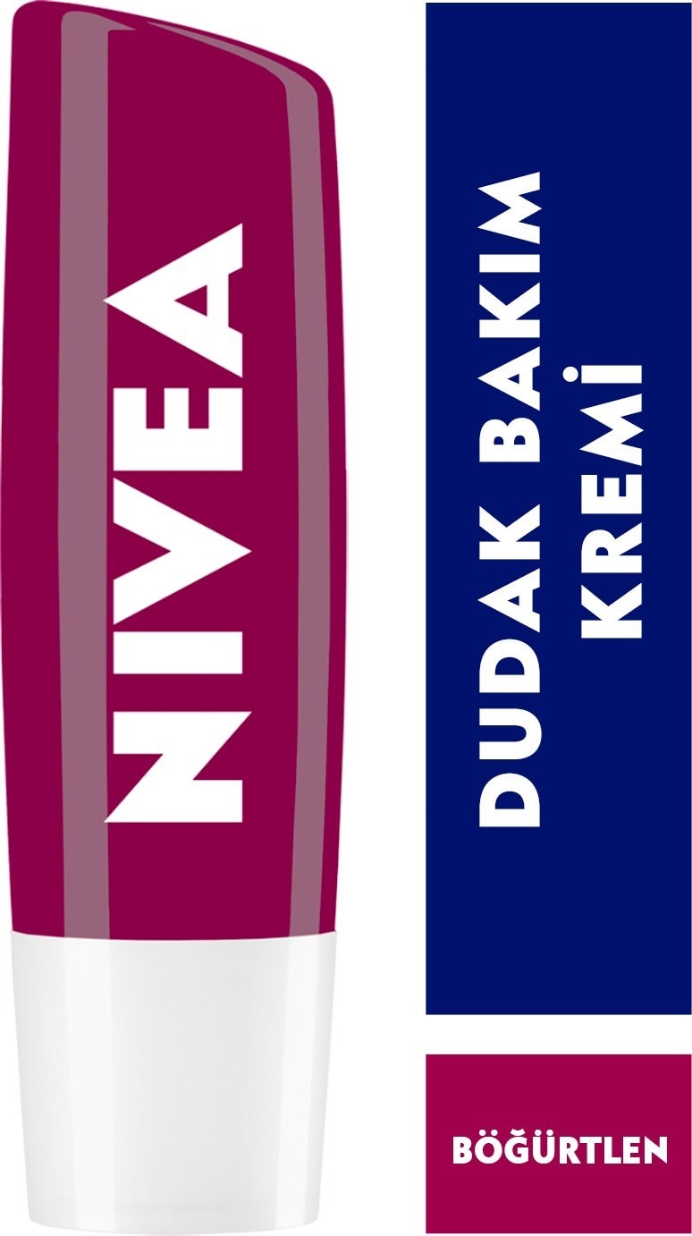 NİVEA LIP BALM RUJ & BÖĞÜRTLEN AROMALI DUDAK KORUYUCU 4,8GR