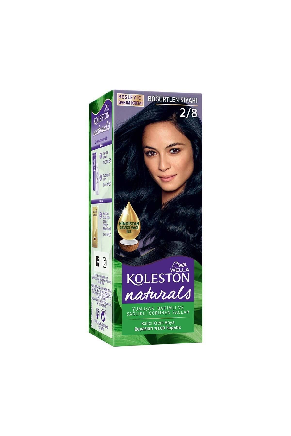 Wella Koleston Naturals Saç Boyası 2/8 Böğürtlen Siyahı
