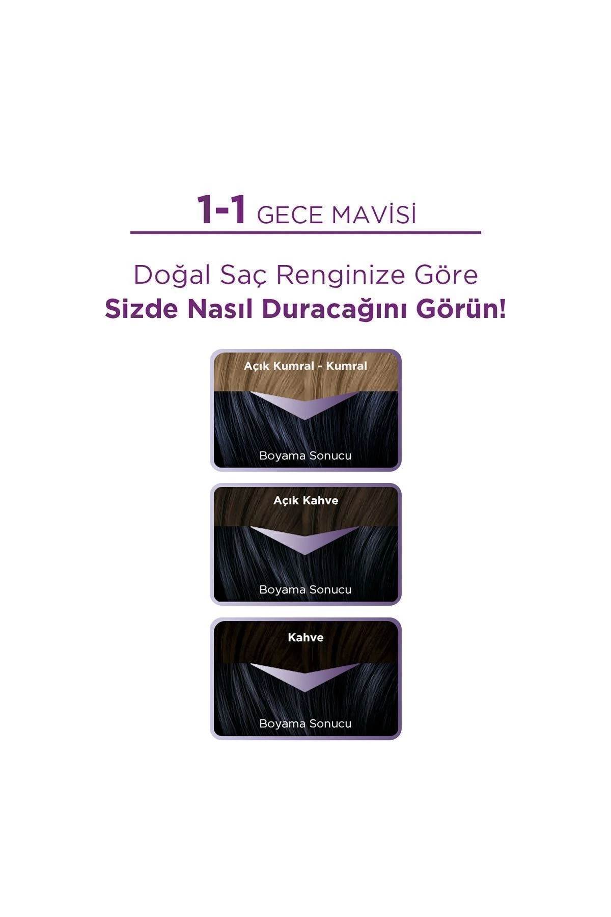 Palette Göz Alıcı Renkler Saç Boyası 1-1 Gece Mavisi