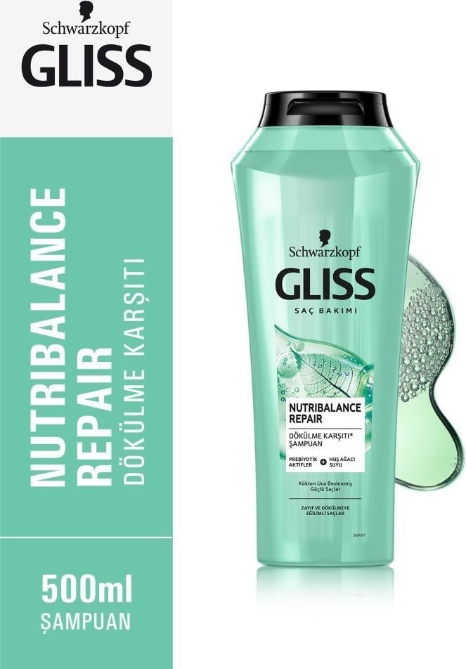 Schwarzkopf Gliss Nutribalance Saç Bakım Şampuanı 500 ML