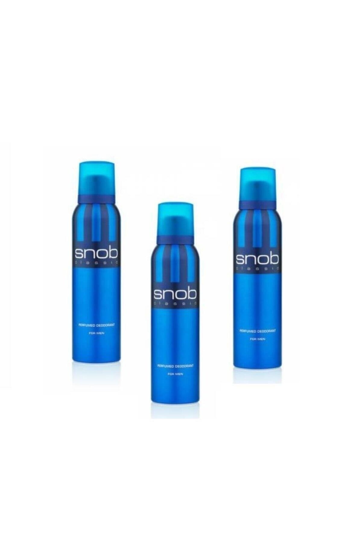Snob Classic Deodorant 150 ml 3 Adet