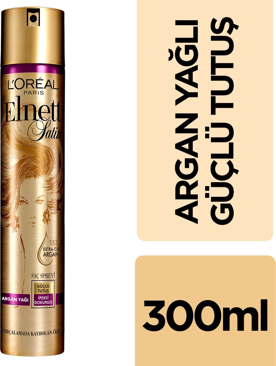 L'Oréal Paris Elnett Değerli Argan Yağı Güçlü Tutuş Saç Spreyi