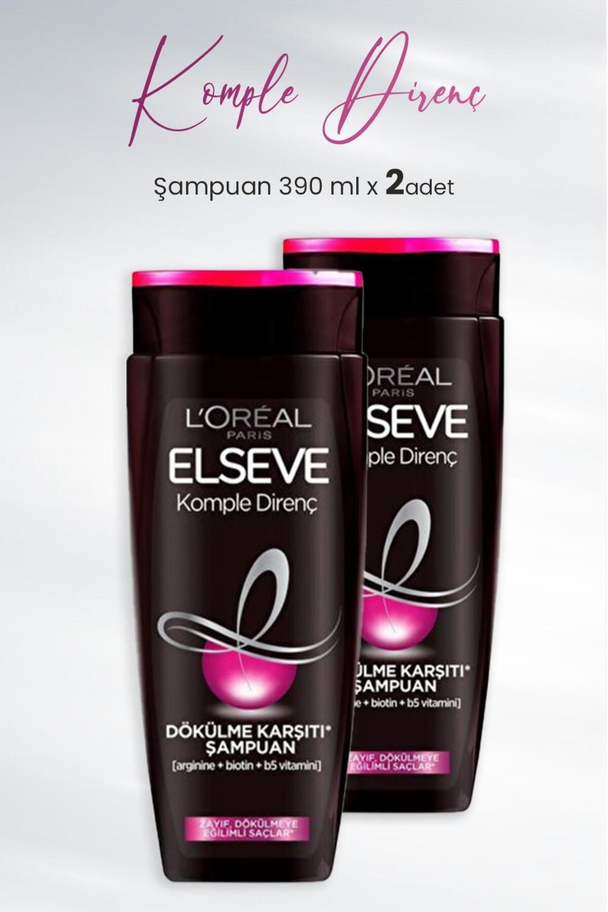 Komple Direnç Dökülme Karşıtı Şampuan 390 ml X 2 Adet