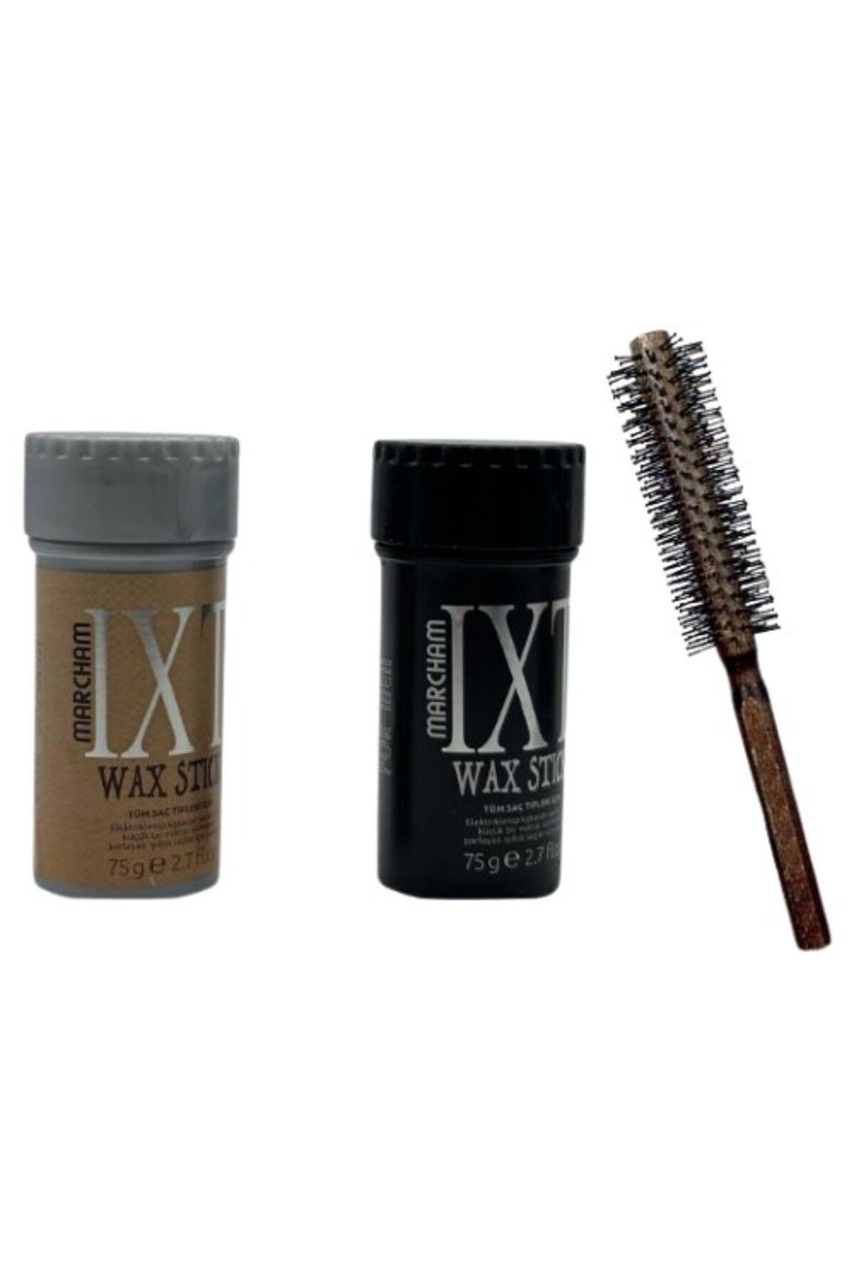 Stick WAX Saç Şekillendirici 75 gr Özel Fön Fırçalı Set