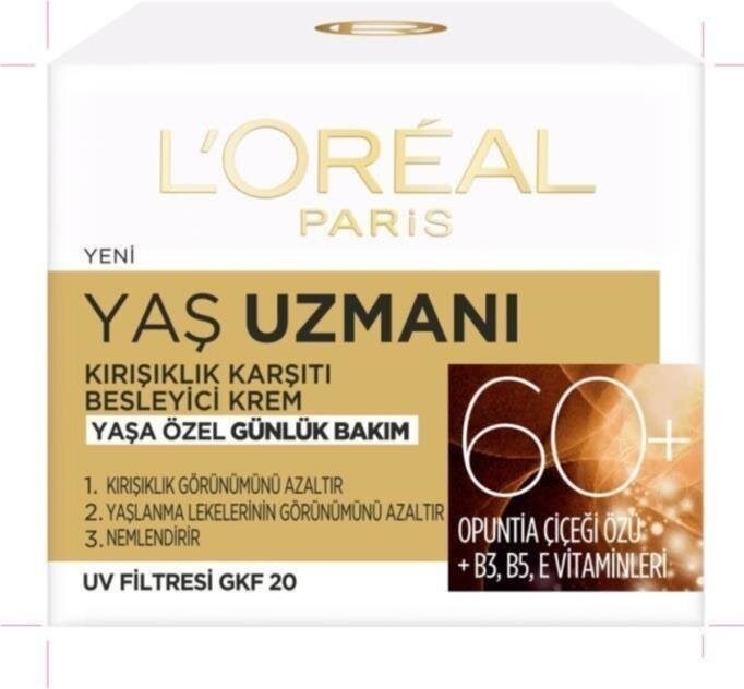 L'oréal Paris Yaş Uzmanı 60+ Besleyici Krem