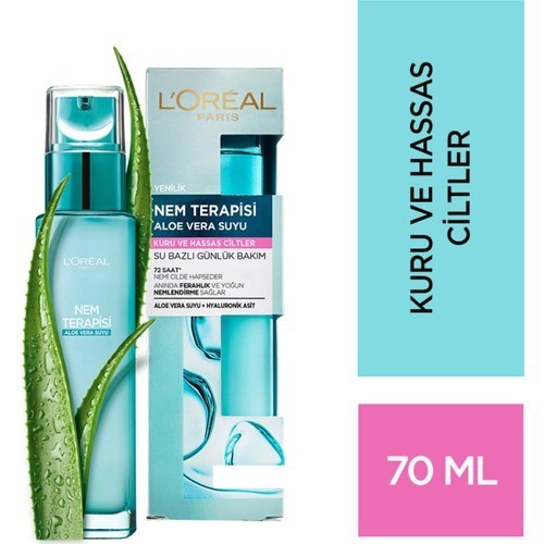 L'Oréal Paris Nem Terapisi Aloe Vera Suyu Kuru ve Hassas Ciltler
