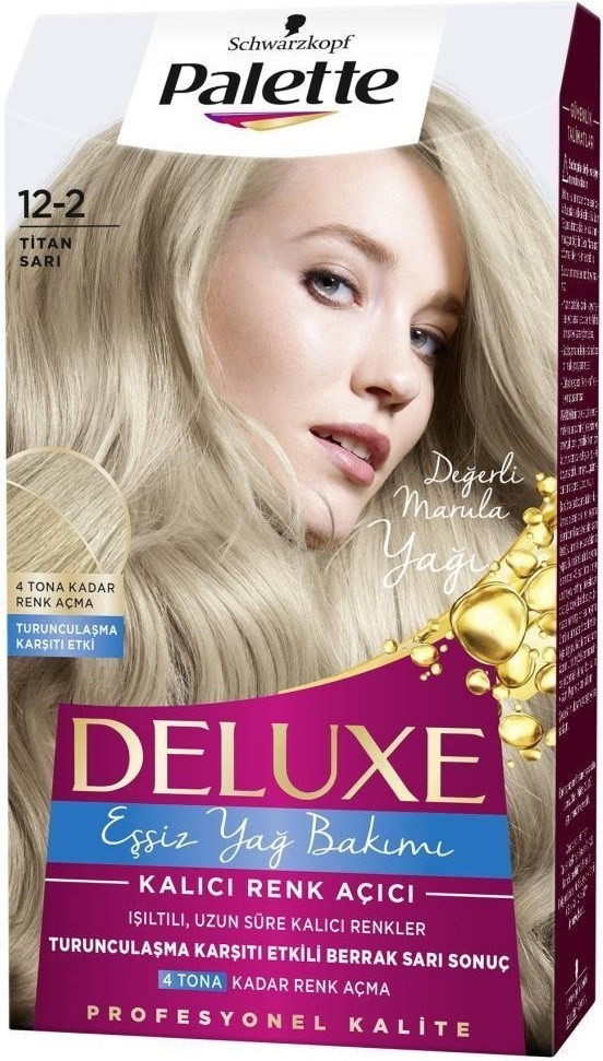 Palette Deluxe 12-2 Titan Sarı Saç Boyası
