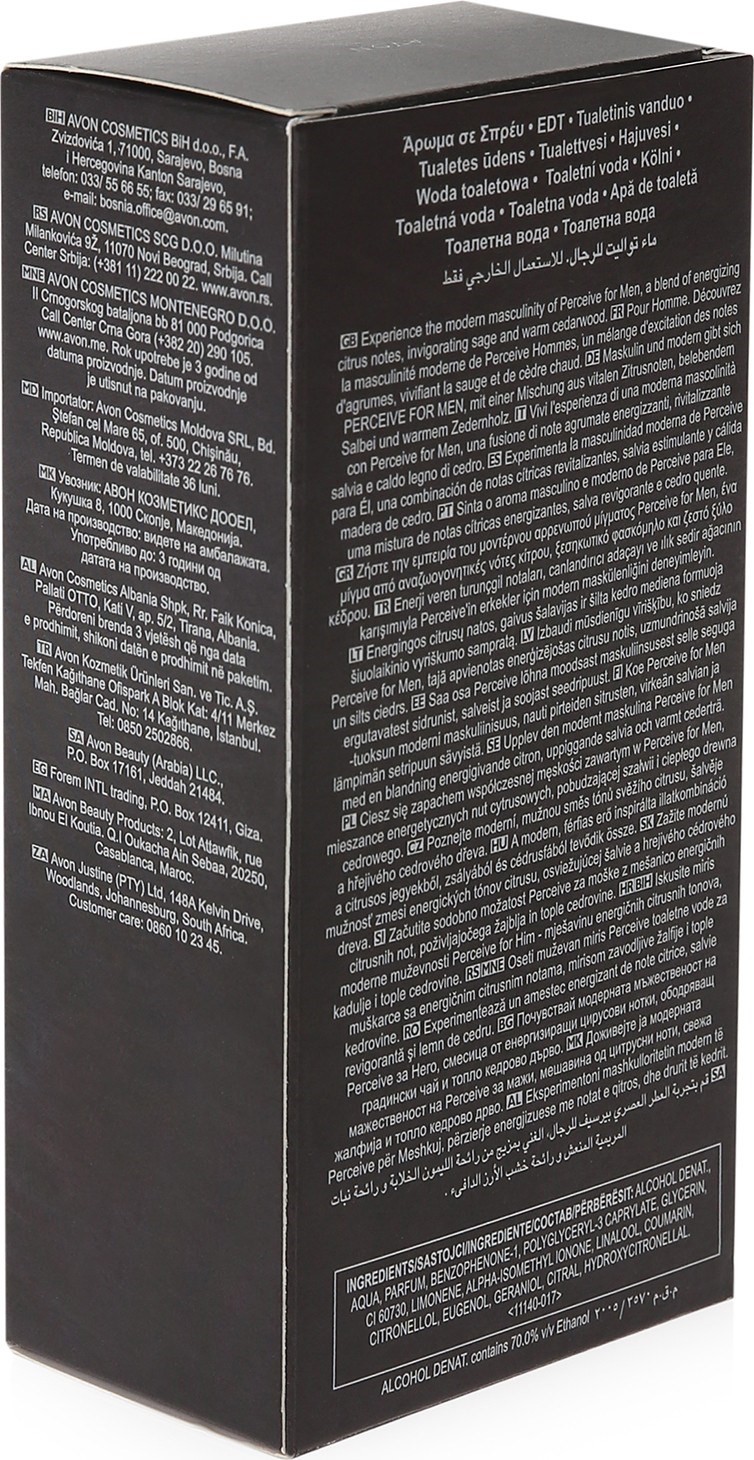 Avon Perceive EDT 100 ml Erkek Parfüm