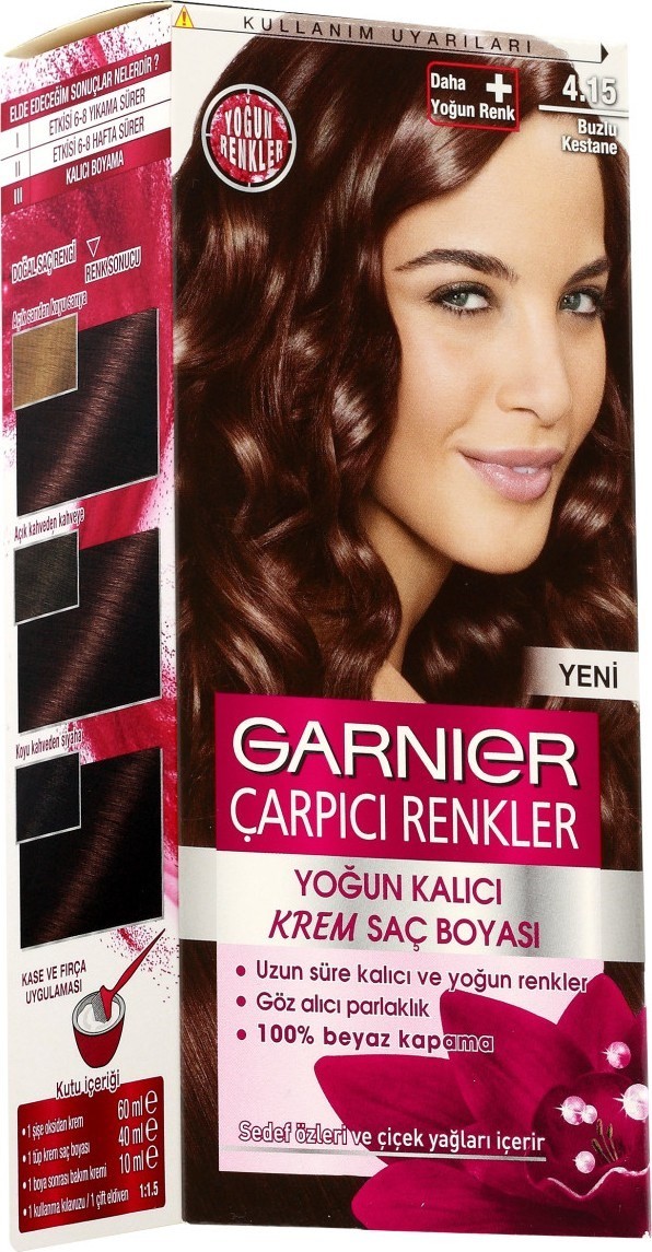 Garnier Çarpıcı Renkler 4.15 Buzlu Kestane