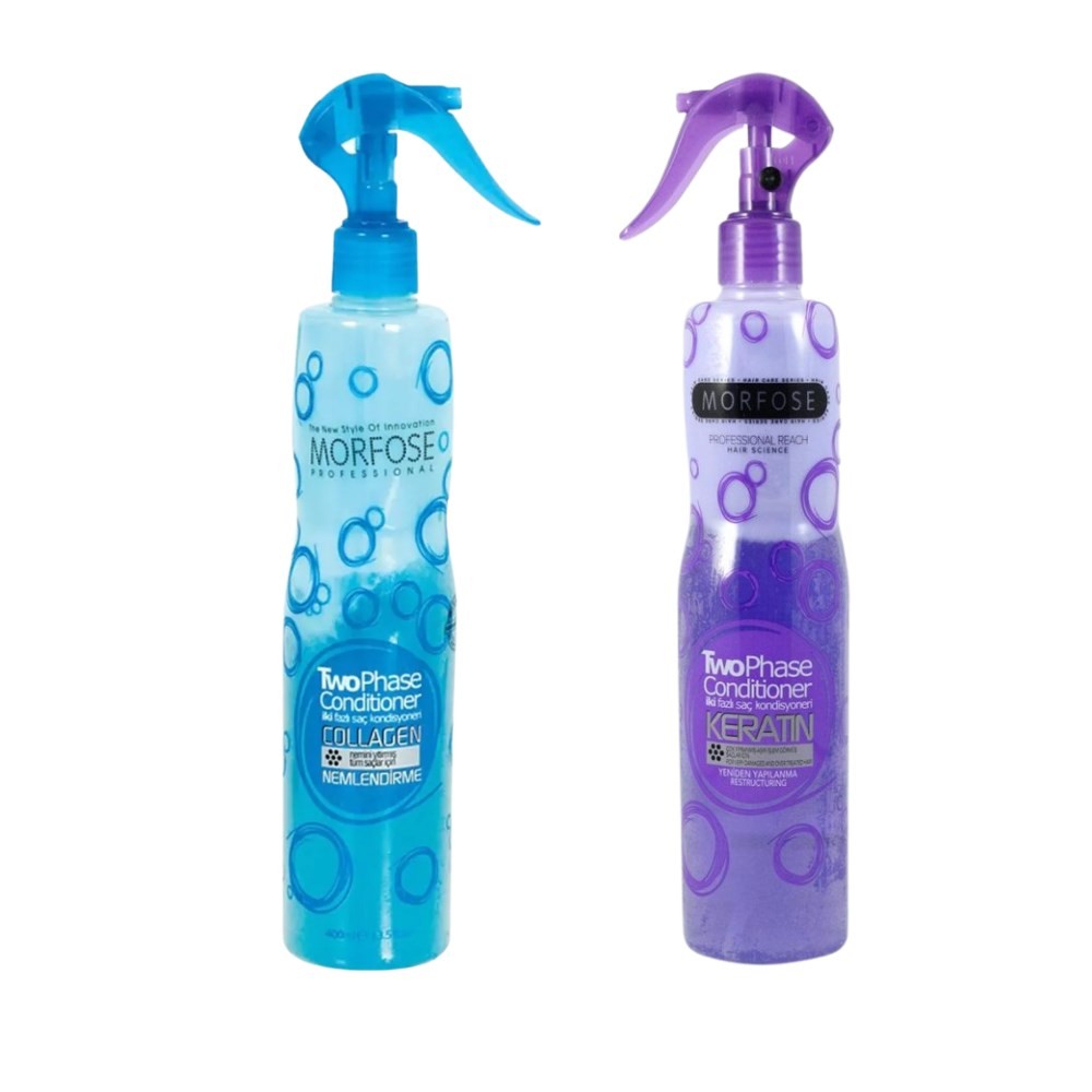 Morfose Çift Fazlı Collagen Fön Suyu 400 ML+ Keratin İçerikli Fön Suyu 400 ML