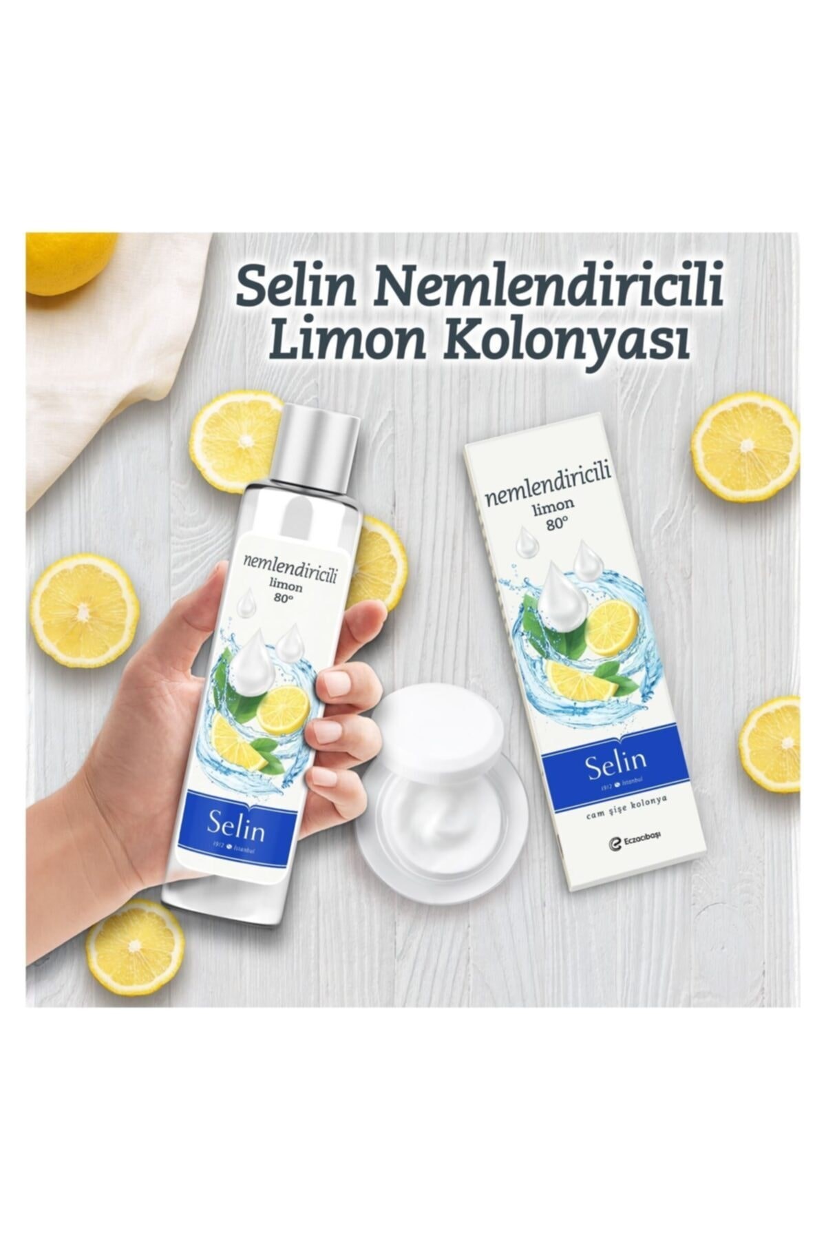Selin Nemlendiricili Kolonya 180 ml 3'lü Set
