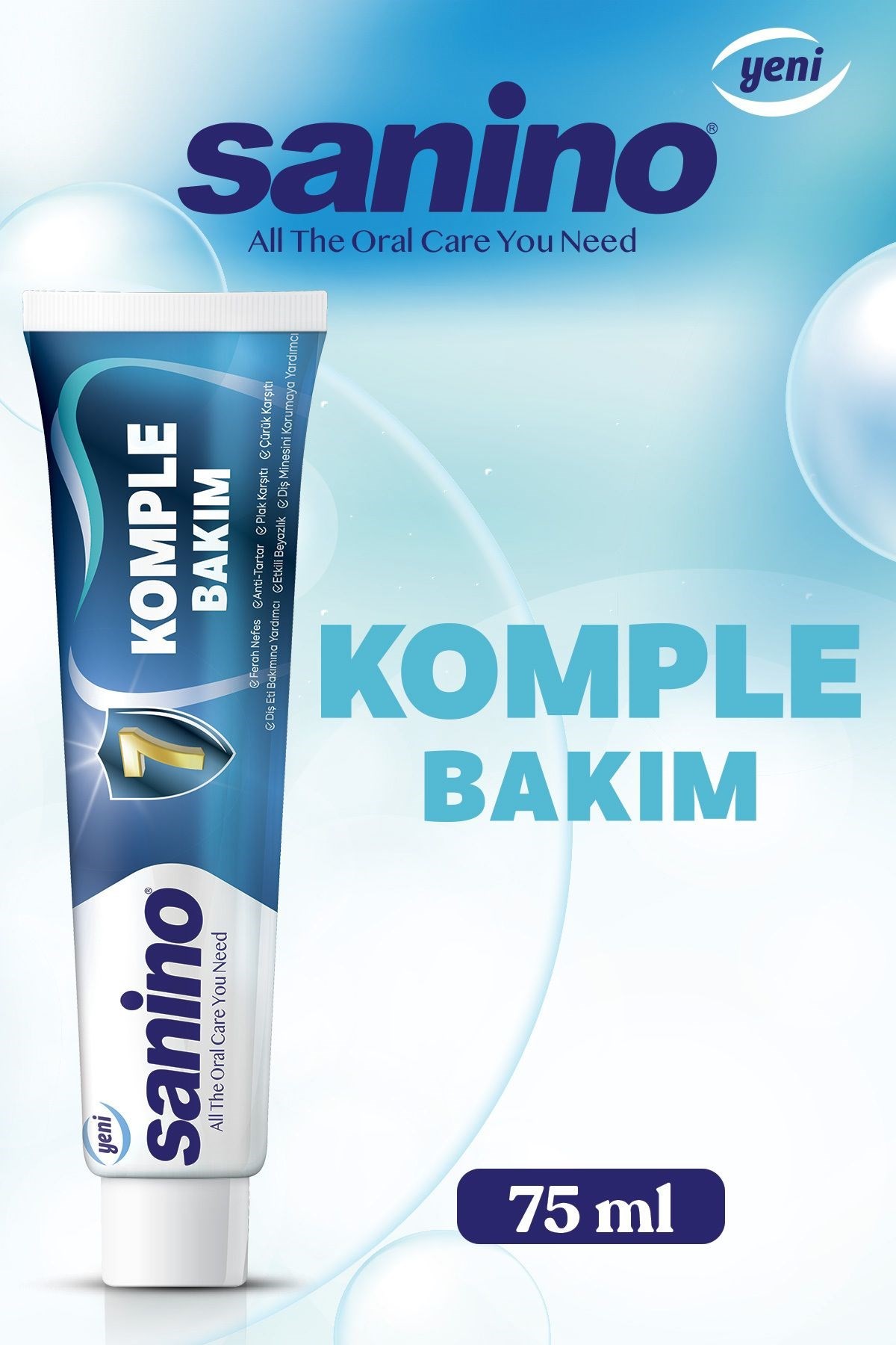 Sanino Komple Bakım Diş Macunu 6x75 ml
