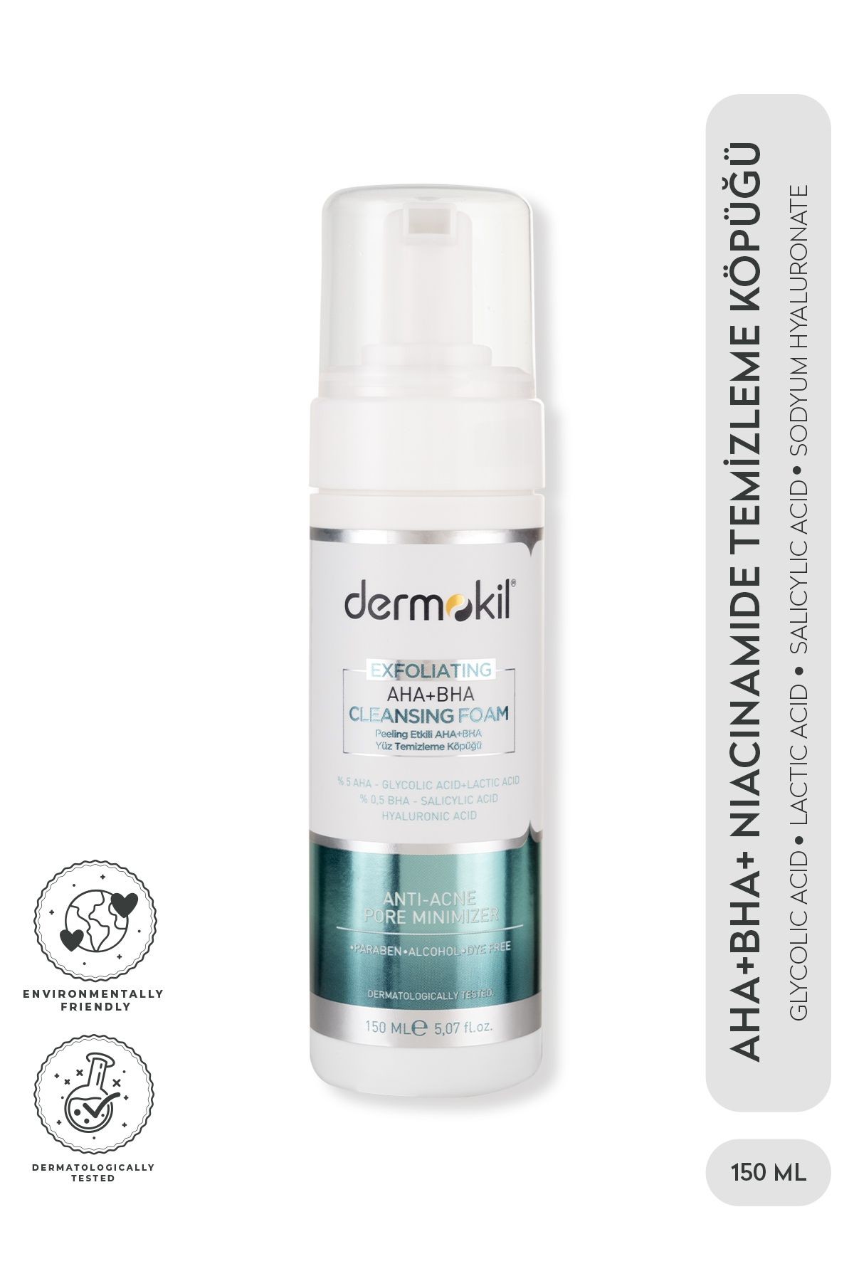 Exfoliating Aha+bha Niacinamide Yüz Temizleme Köpüğü