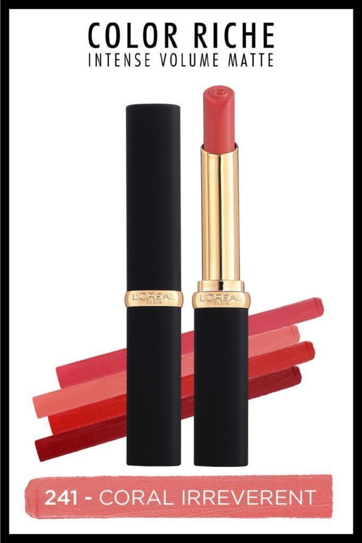 L'Oreal Paris Color Riche Intense Volume Matte Ruj - 241 Coral Irreverent