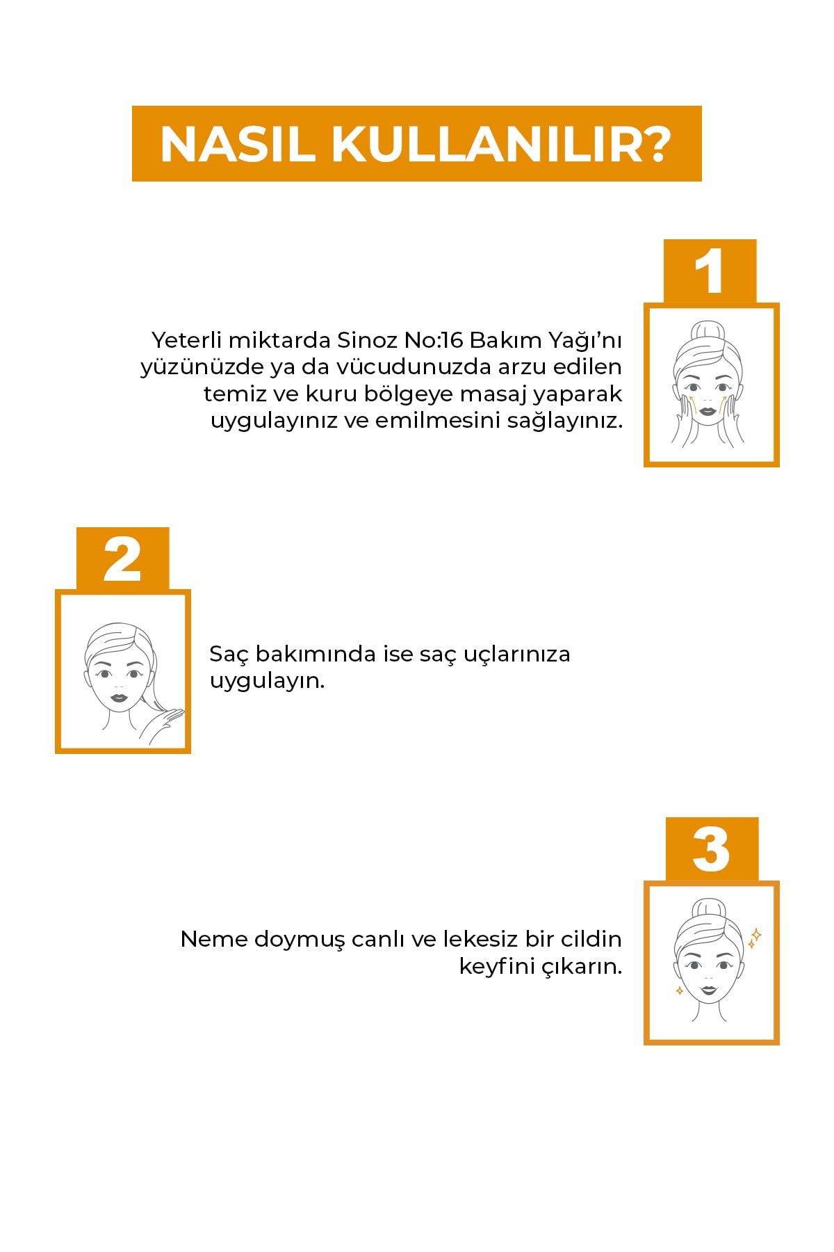 Sinoz No:16 Nemlendirici Besleyici Yenileyici Işıltı Verici Mucizevi Onarıcı Bakım Yağı 100 Ml