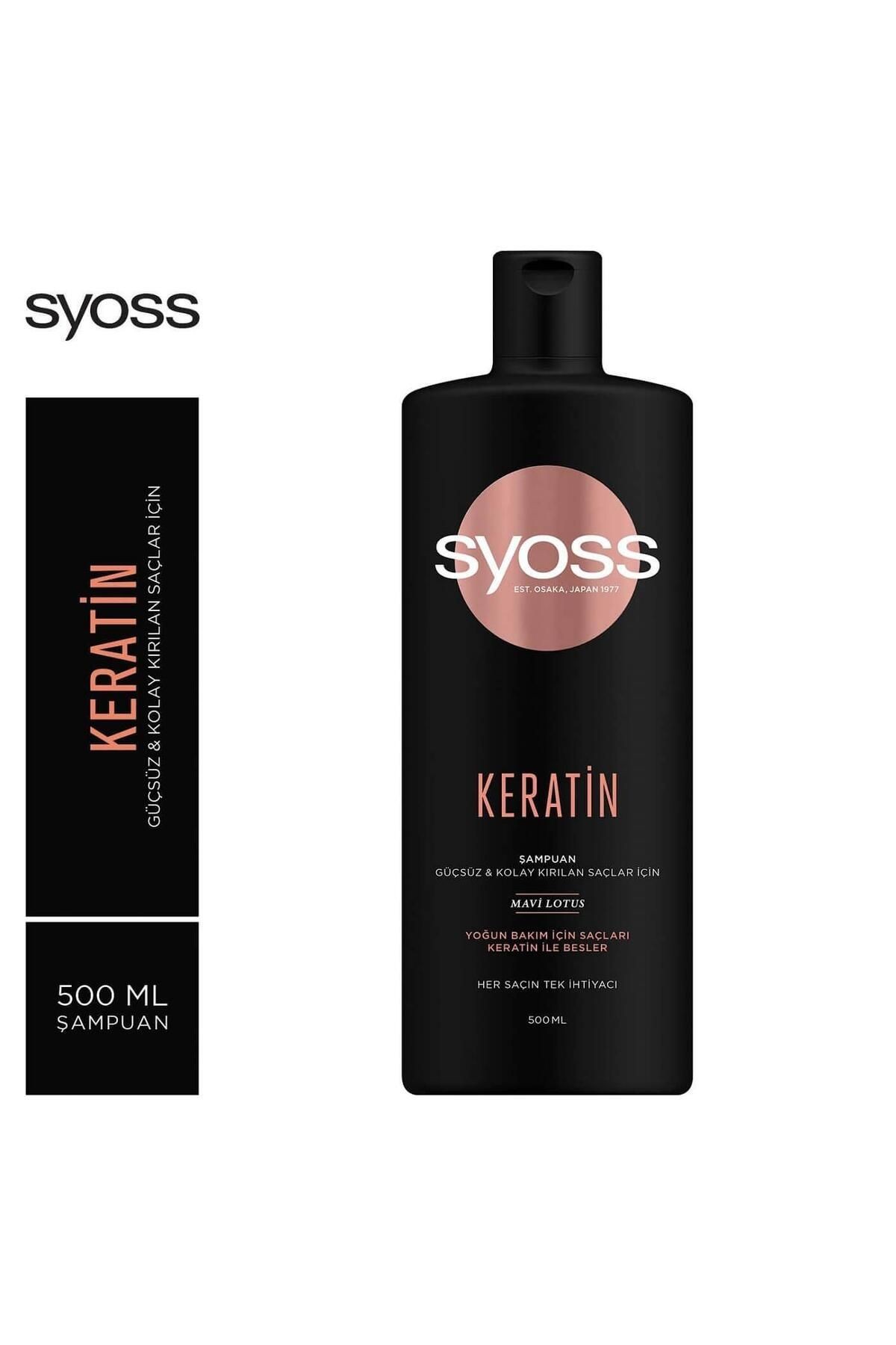 Şampuan Keratin Güçsüz Kolay Kırılan Saçlar 500 ml