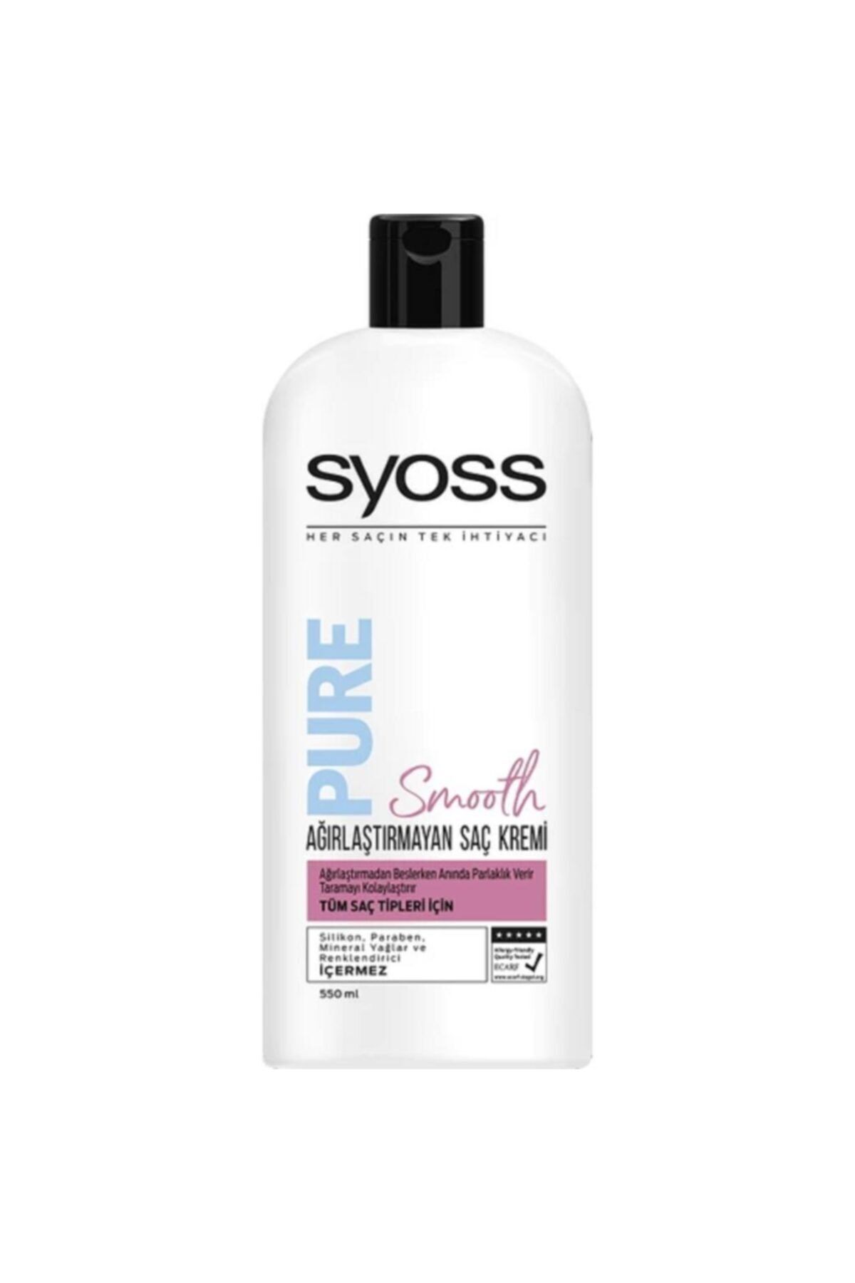 Pure Smooth Agırlaştırmayan Saç Kremi 550 ml