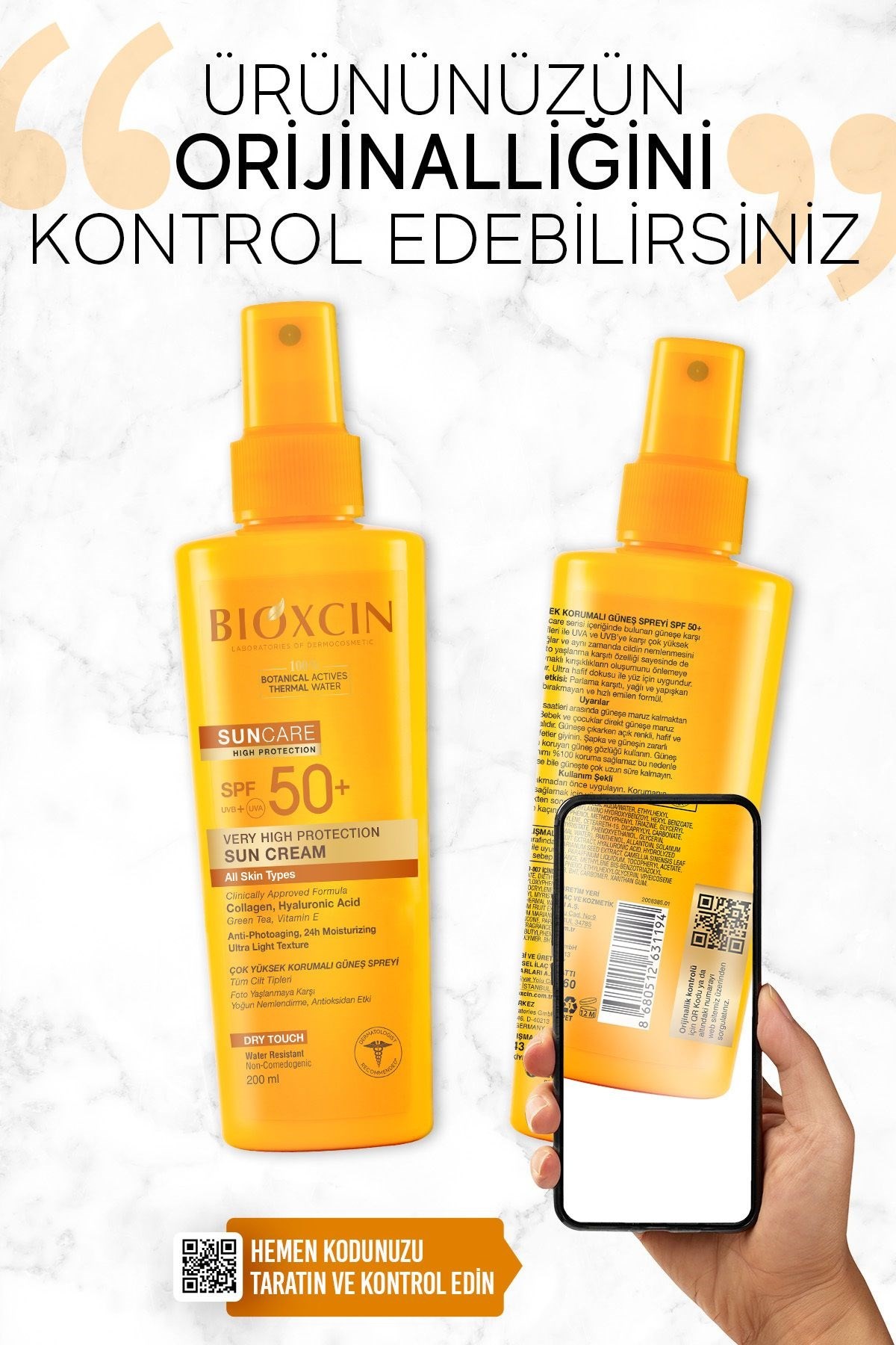 Bioxcin Sun Care Çok Yüksek Korumalı Tüm Ciltler-
