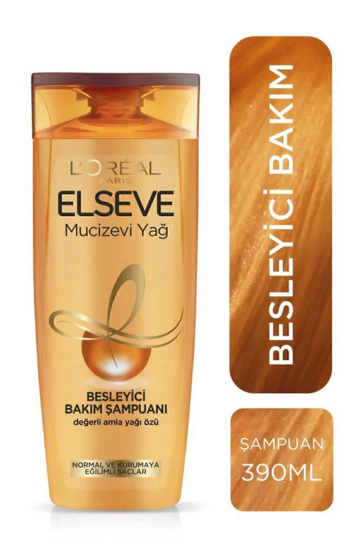 L'Oréal Paris Elseve Mucizevi Yağ Besleyici Bakım Şampuanı 390 ml