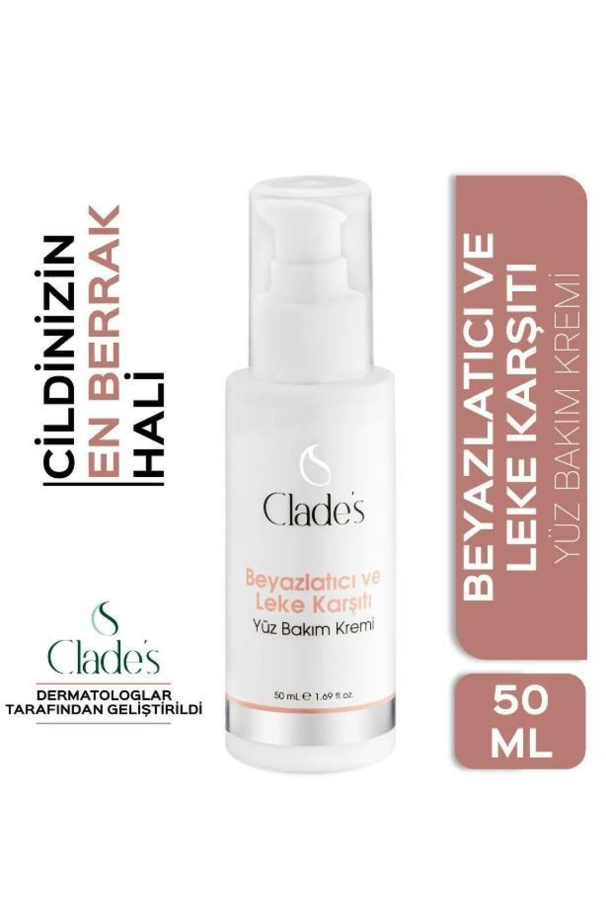 CLAES Beyazlatıcı Ve Leke Karşıtı Yüz Bakım Kremi 50 ml