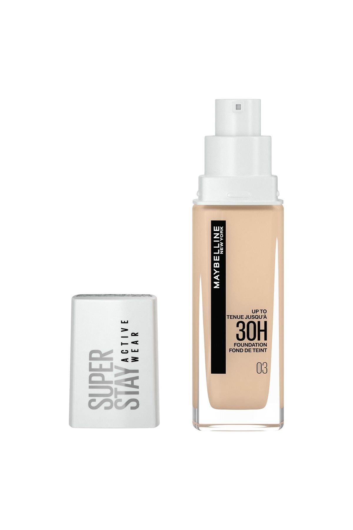 Maybelline New York Super Stay Active Wear 30H Fondöten 03 True Ivory