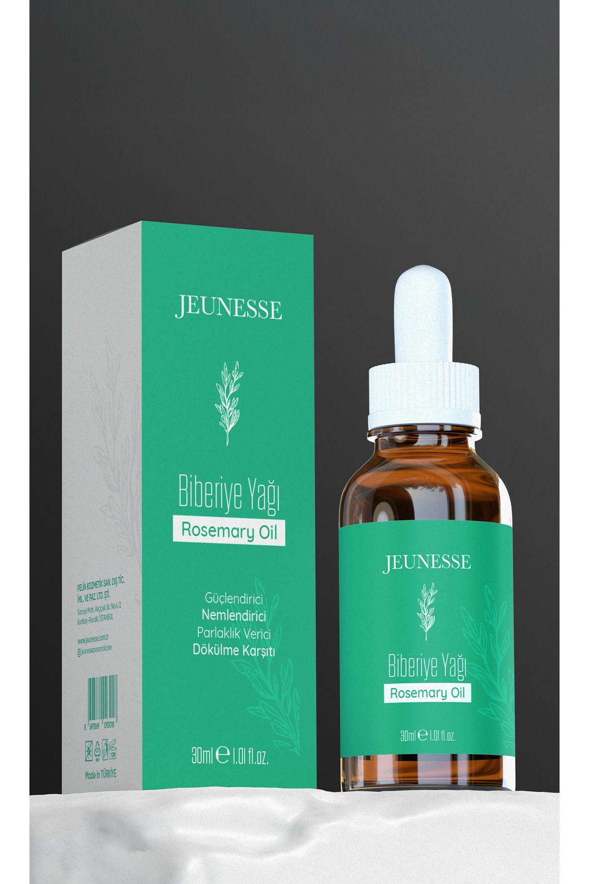Biberiye Yağı Dökülme Karşıtı Hızlı Uzatma Etkili Saç Bakım Serumu | Rosemary Oil 30 ml