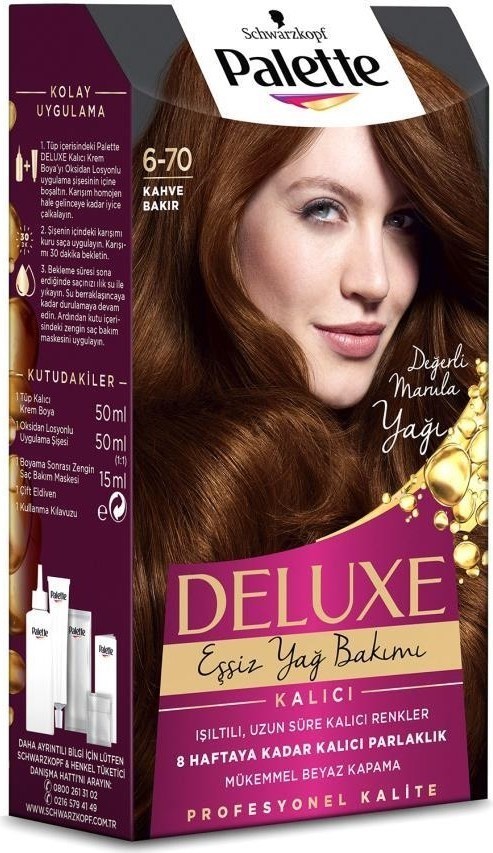 palette Deluxe 6-70 Kahve Bakır Saç Boyası
