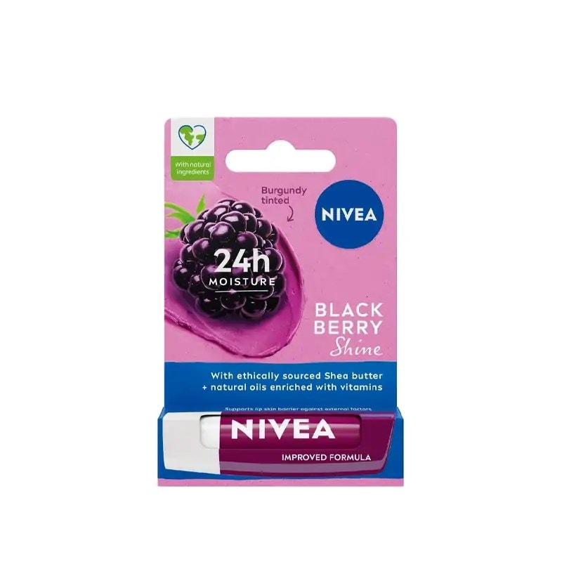 NİVEA LIP BALM RUJ & BÖĞÜRTLEN AROMALI DUDAK KORUYUCU 4,8GR